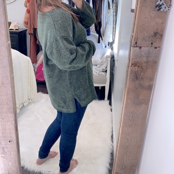 Vintage green sweater size 18/20 - Picture 3 of 5